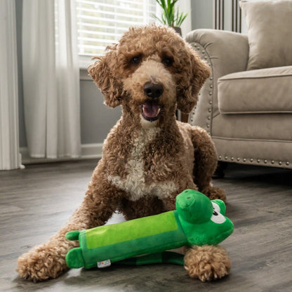 Outward bound bottle bros dog toy gator