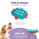 Outward Hound Nina Ottosson Dog Casino Dog Puzzle Interactive Treat Puzzle Dog Enrichment Dog Toy, Level 3 Advanced, Turquoise