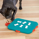 Outward Hound Nina Ottosson Dog Casino Dog Puzzle Interactive Treat Puzzle Dog Enrichment Dog Toy, Level 3 Advanced, Turquoise