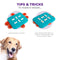 Outward Hound Nina Ottosson Dog Casino Dog Puzzle Interactive Treat Puzzle Dog Enrichment Dog Toy, Level 3 Advanced, Turquoise