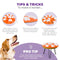 Outward Hound Nina Ottosson Dog Smart Dog Puzzle Interactive Treat Puzzle Dog Enrichment Dog Toy, Level 1 Beginner, Orange