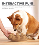 Outward Hound Nina Ottosson Dog Smart Dog Puzzle Interactive Treat Puzzle Dog Enrichment Dog Toy, Level 1 Beginner, Tan, Composite