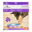 Outward Hound Nina Ottosson Dog Twister Dog Puzzle Interactive Treat Puzzle Dog Enrichment Dog Toy, Level 3 Advanced, Purple