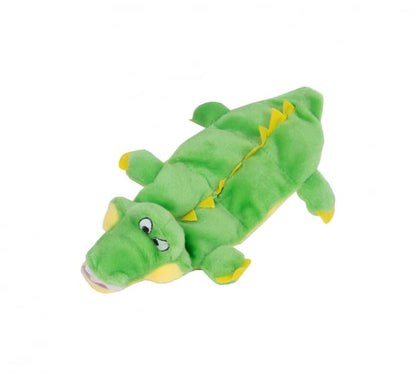 Outward Hound Squeaker Matz Plush Gator Dog Toy | Small Size
