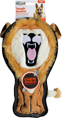 Outward hound tough seamz dog squeaker toy
