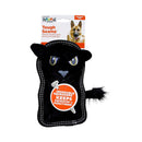 Outward Hound Tough Seamz Panther Plush Dog Toy, Small