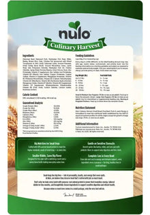 Oven baked small breed 4lbs Nulo dog kibble beef, pork and lamb recipe