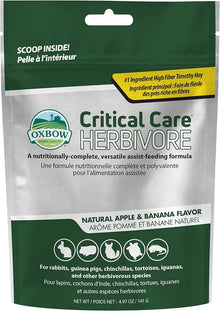 Oxbow Apple & Baa Critical Care Herbivore, 4.97 Ounces Each, Support Supplement for Small Pets