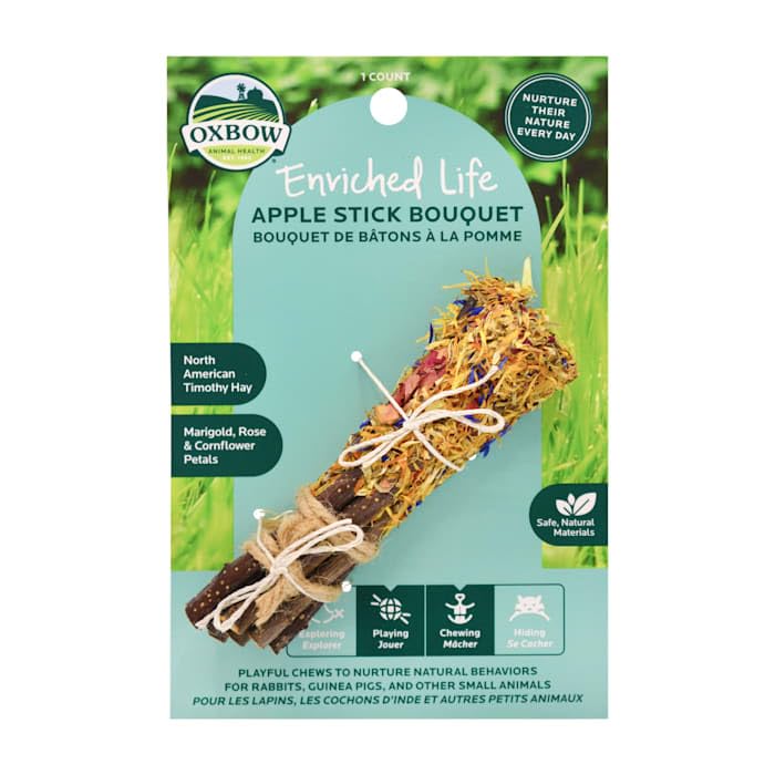 Oxbow Enriched Life Apple Stick Bouquet For Rabbit, 0.12 lb.