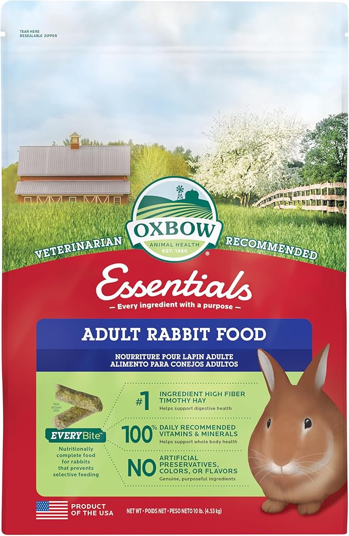 Oxbow essentials adult rabbit food 10LB
