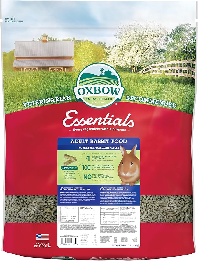 Oxbow essentials adult rabbit food