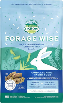 Oxbow forage wise adult rabbit food 4lb adult rabbit food