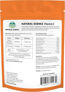 Oxbow natural science vitamin c baked small animal supplemental treats 4.2oz