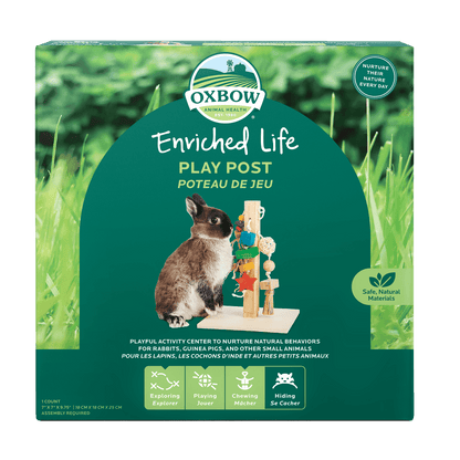 Oxbow play post for rabbits