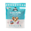 Party Time | Light & Crunchy Love Puffs Collection | Organic Dog Treats, Celebrate a Birthday, Superfood Coconut, Gluten - Free, Preservative - Free, USDA Certified Organic. Made in USA