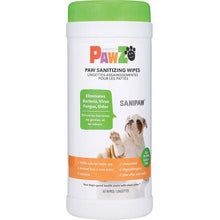 Pawz sanitizing wipes unscented 60 ct