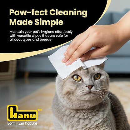 Pet grooming wipes for dogs and cats 80 wet wipes