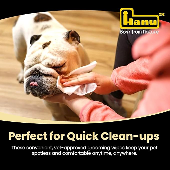Pet grooming wipes for dogs and cats 80 wet wipes