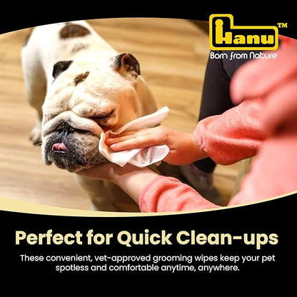 Pet grooming wipes for dogs and cats 80 wet wipes