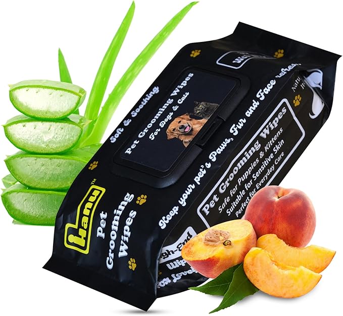 Pet grooming wipes for dogs and cats 80 wet wipes