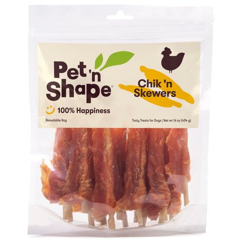 Pet 'N Shape Chik 'n Skewers Dog Treat 16 oz