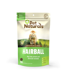 Pet Naturals Hairball - 30 Chicken - Flavored Chews - Cat Supplements & Vitamins For Hairball Control And Digestive Support, Contains No Corn Or Wheat
