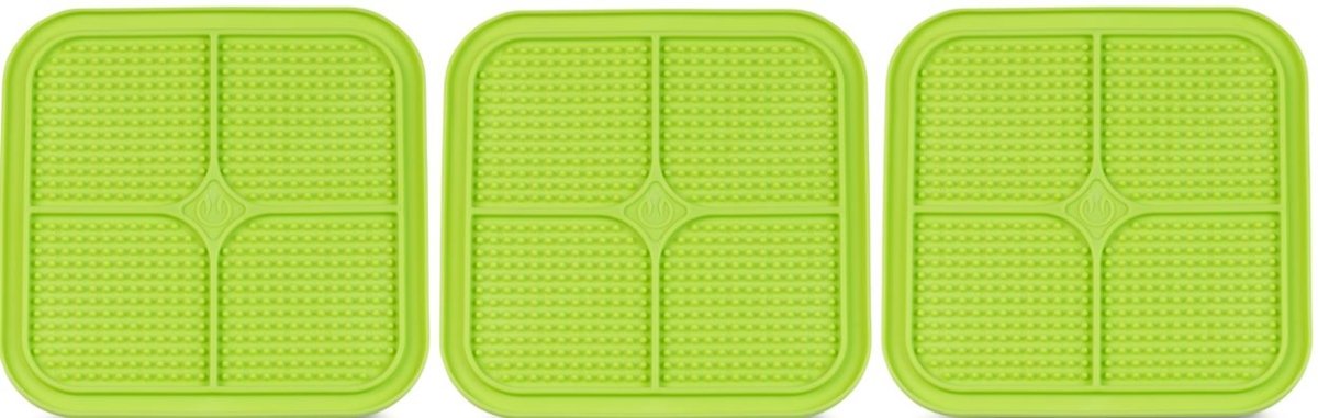 Pet Zone Boredom Busterz Green Relax Licking Mat 12 PC PDQ Counter Display