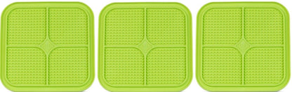 Pet Zone Boredom Busterz Green Relax Licking Mat 12 PC PDQ Counter Display