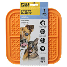 Pet Zone Boredom Busterz Indulge Licking Mat Slow Feeder For Dogs - Small Orange