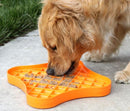 Pet Zone Boredom Busterzz Slow Feeder Licking Bowl For Dogs - Orange