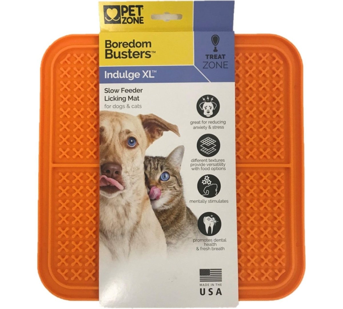 PET Zone Cosmic Pet Boredom Busters Indulge Licking Mat for Dogs - Large - X - Large