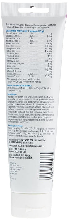 PetAg High Calorie Gel For Dogs - Nutritional Supplement for Weight Gain and Energy - Easy to Administer - 5 oz Tube