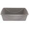 Petmate Open Cat Litter Box - Extra Large - Mouse Grey - Durable Standard Litter Box - Made in USA