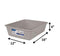 Petmate Open Cat Litter Box - Medium - Blue/Mesa Grey - Made in USA