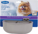 Petmate Vari Dog Kennel Double Diner Kennel Bowl Small - Gray - 32 inches