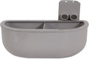 Petmate Vari Dog Kennel Double Diner Kennel Bowl Small - Gray - 32 inches