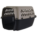 Petmate Vari Dog Kennel Portable Dog Crate for 10 - 20lbs Pets - Taupe & Black