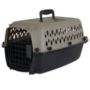 Petmate Vari Dog Kennel Portable Dog Crate for 10lbs Pets - Taupe & Black