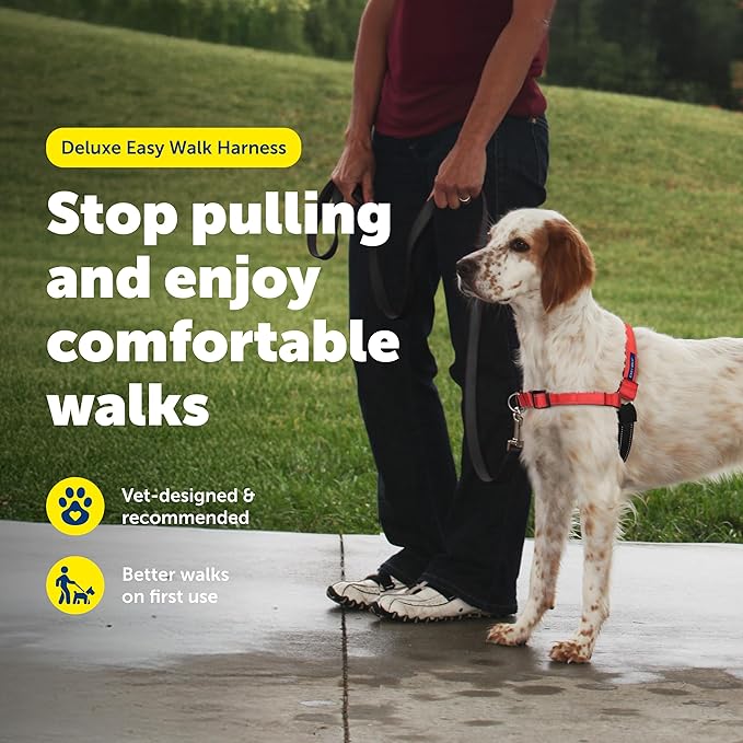 Petsafe deluxe easy walk no pull harness medium Rose/black