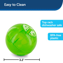 PetSafe Slimcat Feeder Ball - Interactive Game for Your Cat - Fill with Food and Treats - Green