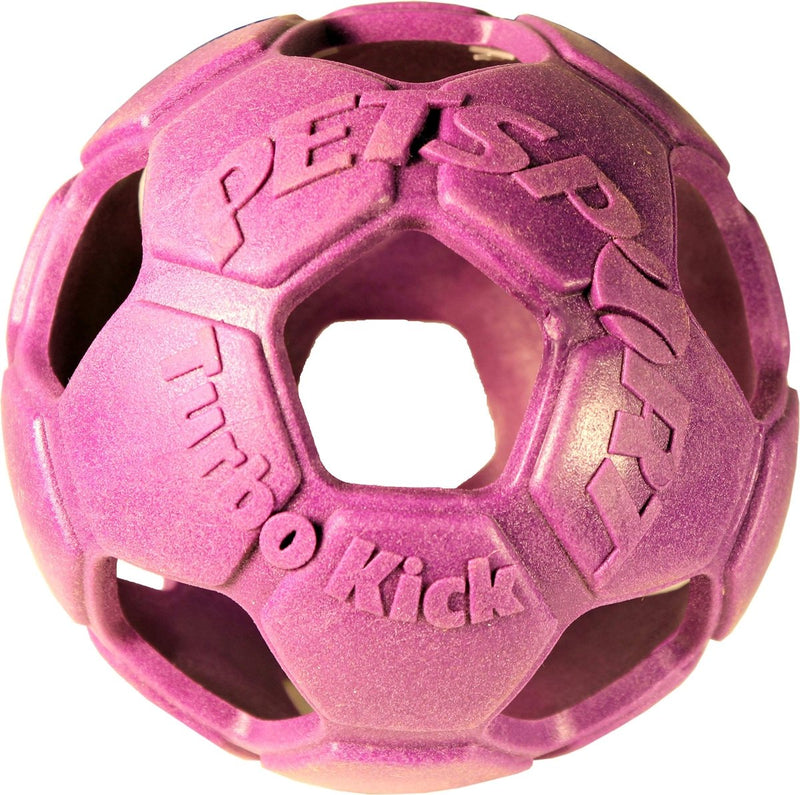 PetSport 6" Turbo Kick Soccer Ball Dog Toy | Vanilla Scented Super Durable TPR Rubber | Ultra Strong & Bouncy | Play Fetch with Your Pet, Colors Will Vary