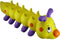 PetSport Naturflex Large Caterpillar Latex Dog Chew Toy | All - Natural Soft, Squeaky, Non - Toxic Rubber Chew Toy | Safe for Indoor Play | 10.5"