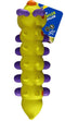 PetSport Naturflex Large Caterpillar Latex Dog Chew Toy | All - Natural Soft, Squeaky, Non - Toxic Rubber Chew Toy | Safe for Indoor Play | 10.5"