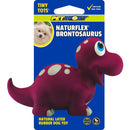 PetSport Naturflex Tiny Tots Small Brontosaurus Latex Dog Chew Toy | All - Natural Soft, Squeaky, Non - Toxic Rubber Chew Toy | Safe for Indoor Play | 4"