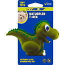 PetSport Naturflex Tiny Tots Small T - Rex Latex Dog Chew Toy | All - Natural Soft, Squeaky, Non - Toxic Rubber Chew Toy | Safe for Indoor Play | 4"