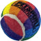 PetSport Rainbow Squeak Tennis Ball Dog Toys | 3 Pack Small (1.8") Pet Safe Felt & Extra - Thick Rubber Balls for Durability and Bounce | Play Fetch, Launch, Chuck or Toss