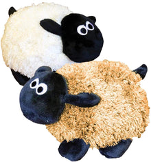 Petsport Sheldon Sheep Plush Dog Toy with Squeaker, 8 Inch, Assorted Colors