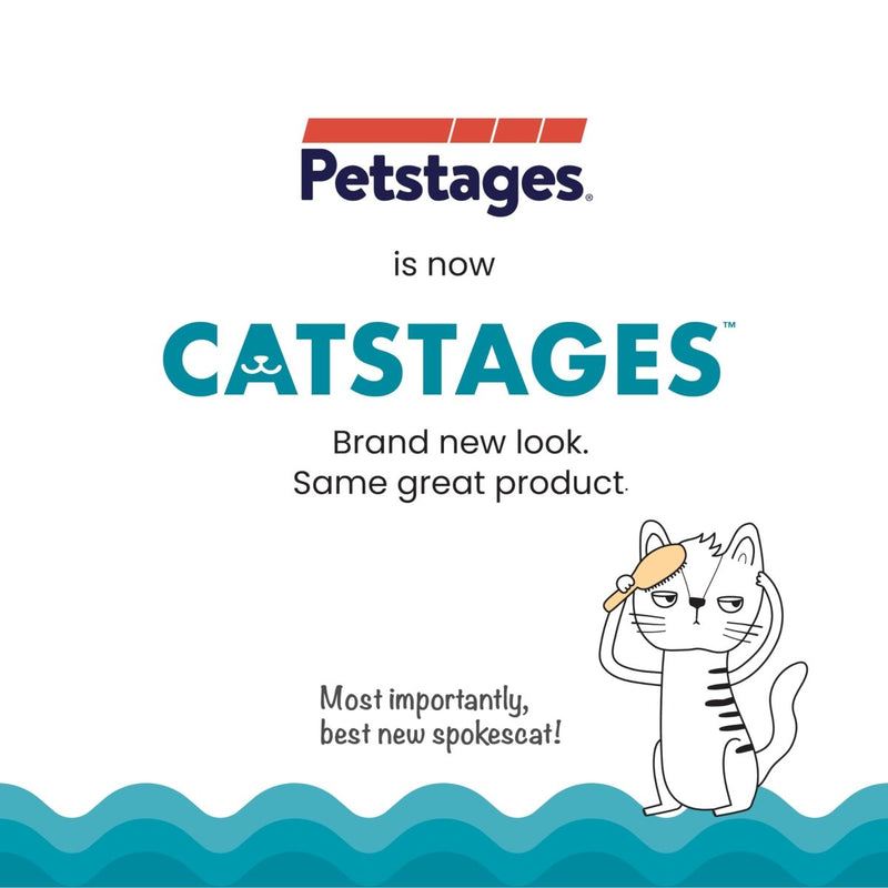 Petstages Catnip Plaque Away Pretzel Dental Cat Chew Toy