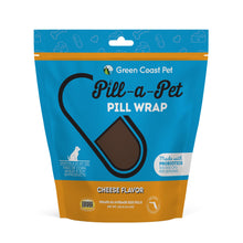 Pill - a - Pet Pill Wrap for Dogs Cheese Flavor | Made in USA | Probiotics | 60 Wraps