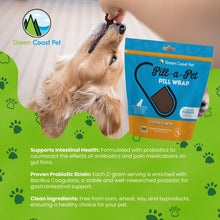 Pill - a - Pet Pill Wrap for Dogs Cheese Flavor | Made in USA | Probiotics | 60 Wraps